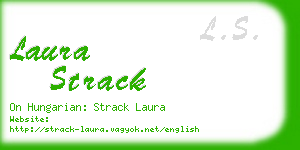 laura strack business card